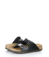 CAJA721FLY BLACK Round Toe Shoes|CAJA721FLY Chaussures �� Bout Rond in Noir